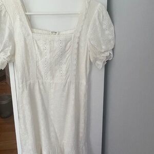 Altar’d State Women’s Mini white dress